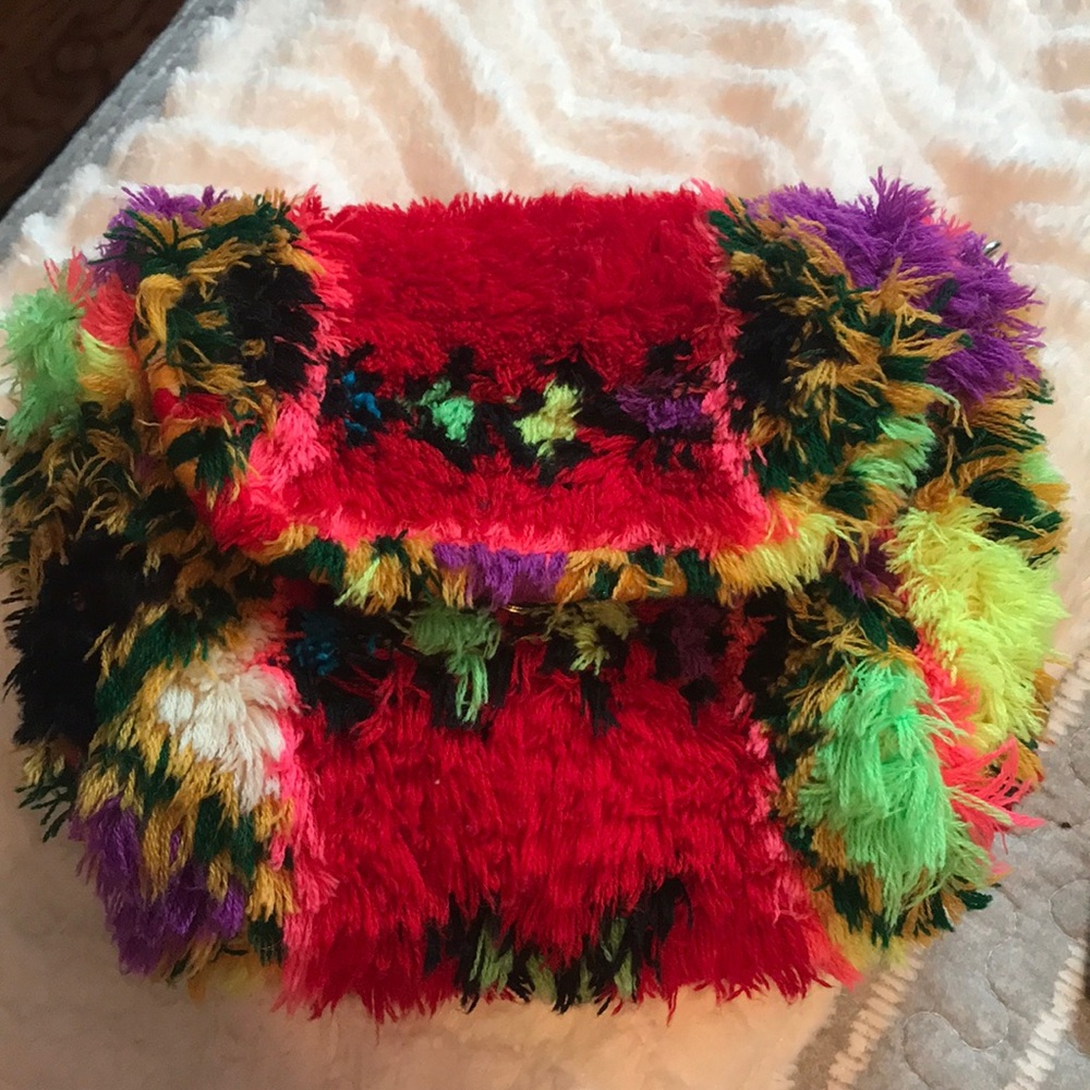 Anthropologie shag purse